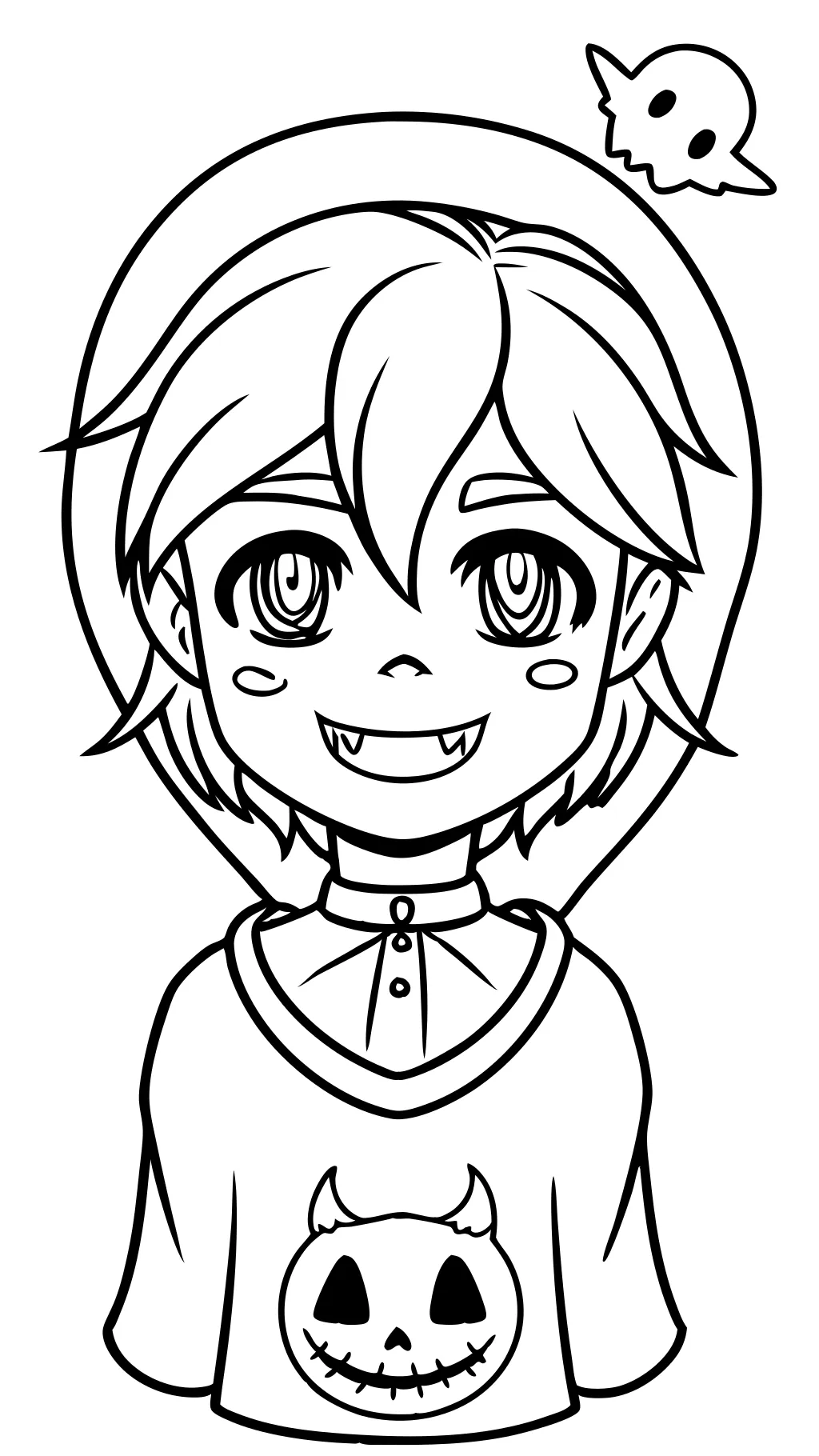 printable ben drowned coloring pages